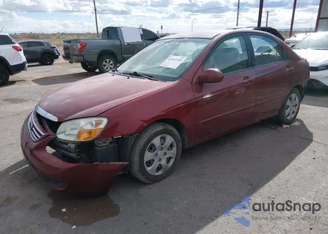 2007 Kia Spectra Ex from USA, damaged, VIN KNAFE121675422002